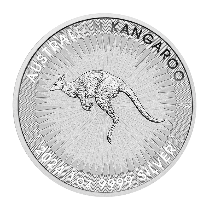 Image for 1 oz Silver Australian Kangaroo (2024) from TD Precious Metals